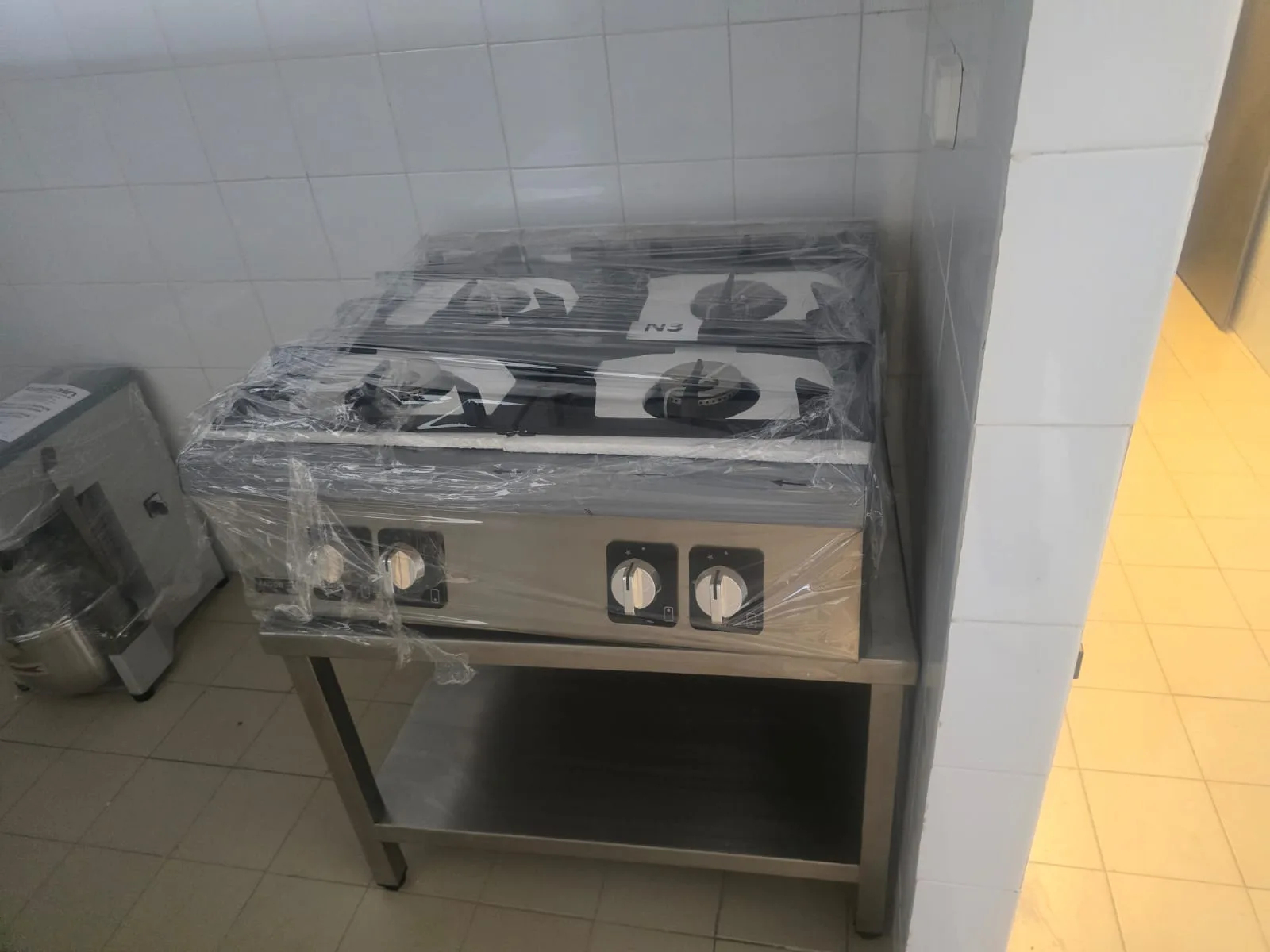 Accessoire inox réalisé sur mesure