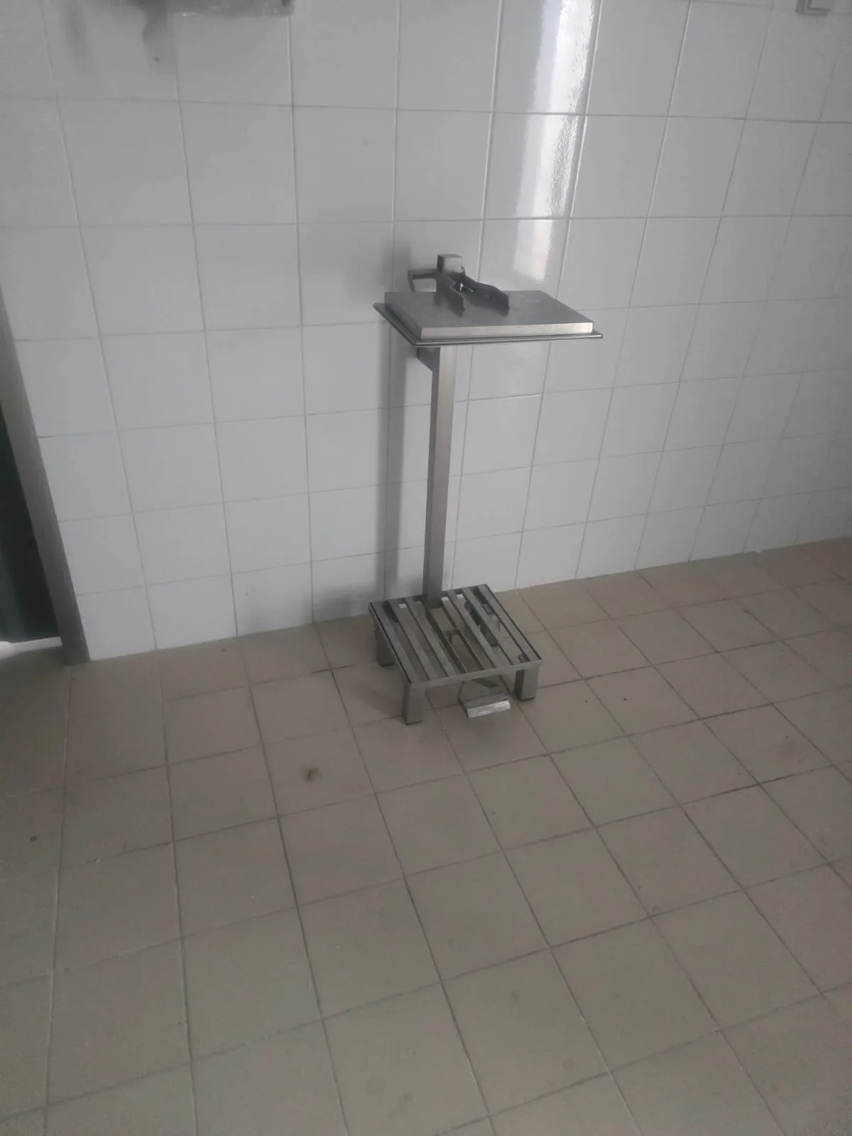 Accessoire inox réalisé sur mesure